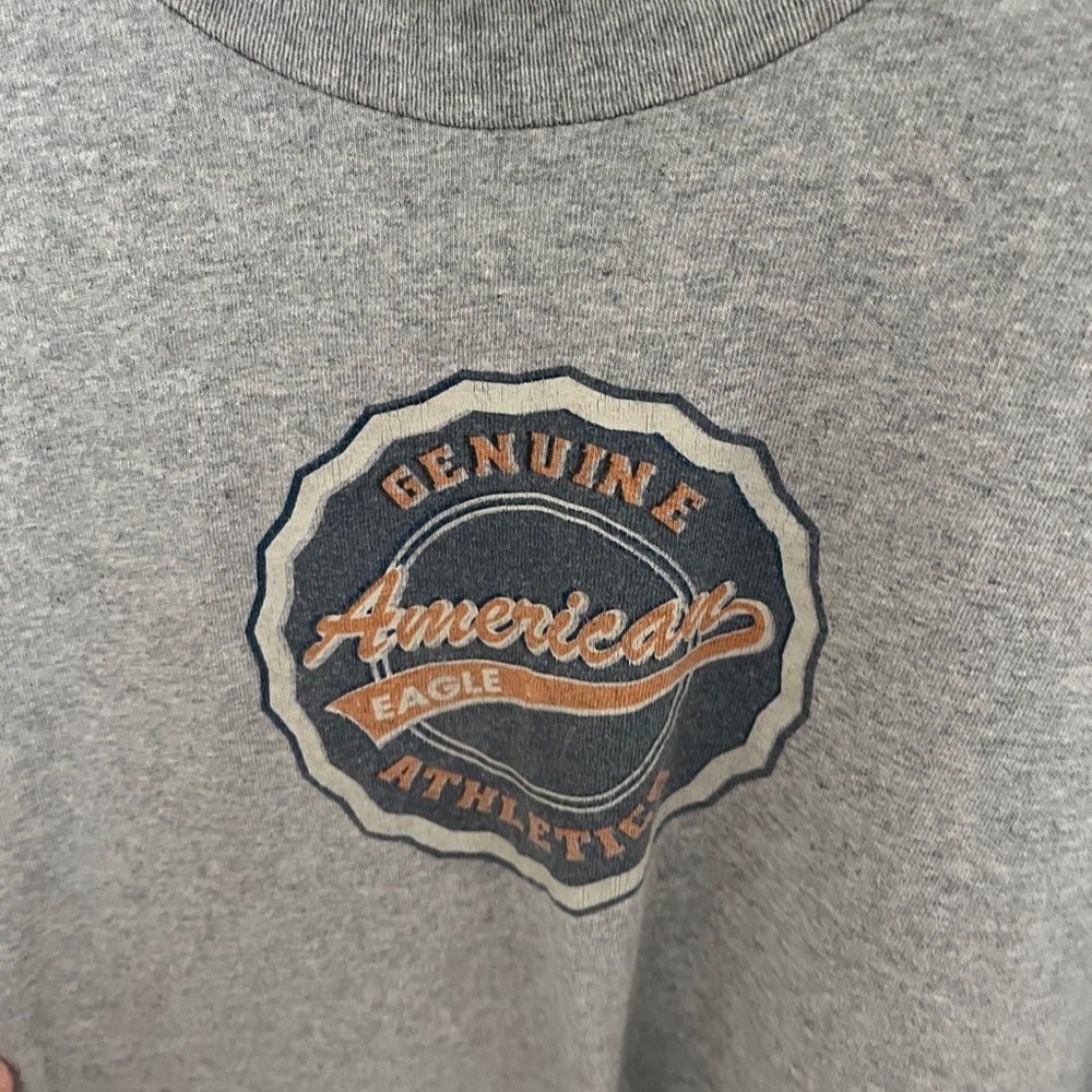 y2k American Eagle Grey T-shirt - Picture 4 of 5